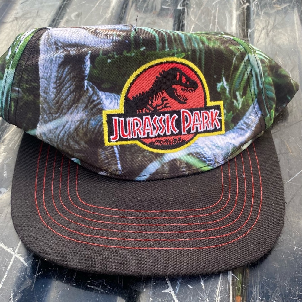 Jurassic Park Vintage Snapback Hat - Youth Jurassic World Velociraptor